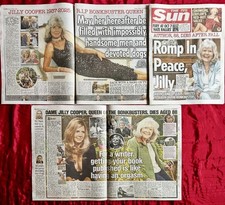 Jilly Cooper UK Newspaper Tribute Clippings Cuttings Articles L2 Rivals 