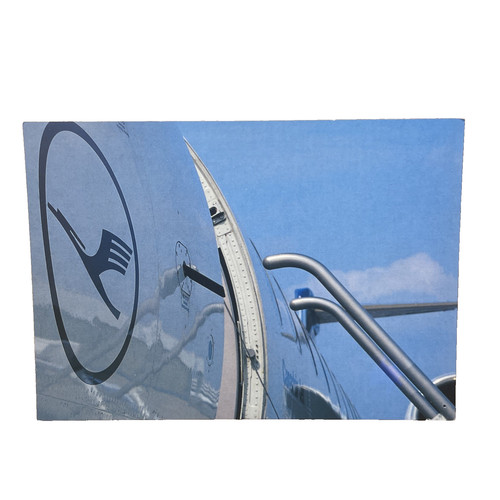 Postkarte flugzeug airline - postkarte,