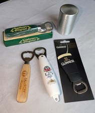 Konvolut  5 St. Flaschenöffner Erdinger Augsburger Veltins Guinness Bierwerbung