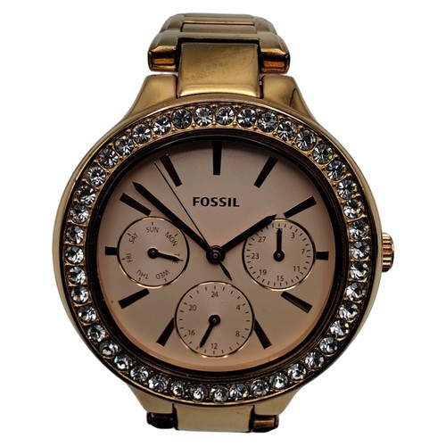 Fossil damen armbanduhr gold - armbanduhr,