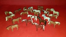 Playmobil Reiterhof  Western Pferde Ponys  23 Stück - ungereinigt (C32-1)