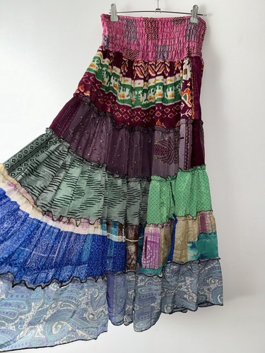 Gypsy maxi rock kleid lang - kleid,