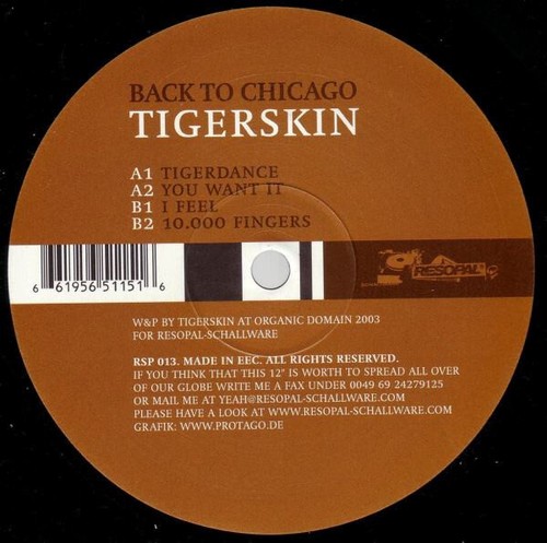 Tigerskin back chicago - tigerskin,
