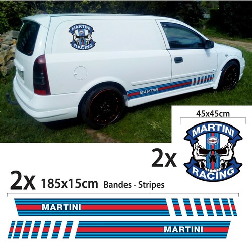 Martini sticker bogen - 2x,