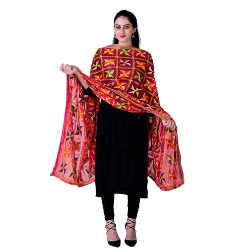 Chiffon phulkari frauen - chiffon,