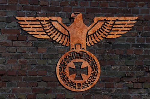 Reichsadler aus metall - reichsadler,