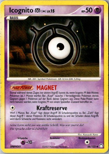 Pokemon icognito 123 - pokemon, 66/123