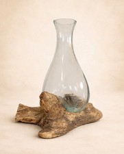 Vase Wurzelholz| Geschmolzenes