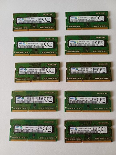 10x 4gb ram ddr3l - 4gb,