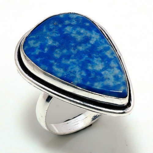 Lapislazuli edelstein ring - lapislazuli,