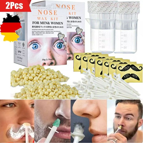 Nasenhaar wachs nose wax - 2x,