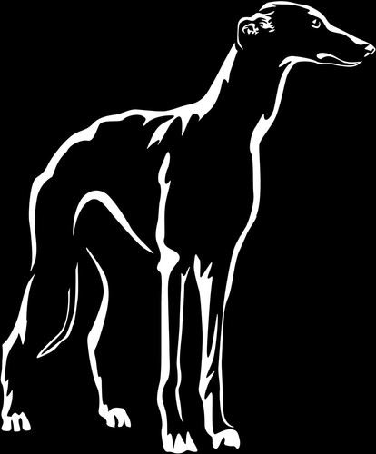 Greyhound aufkleber - greyhound,