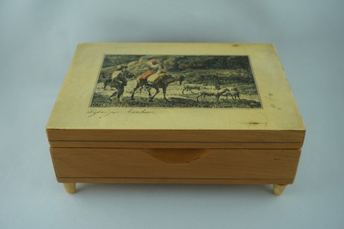 Vintage holz zigarettendose - vintage,