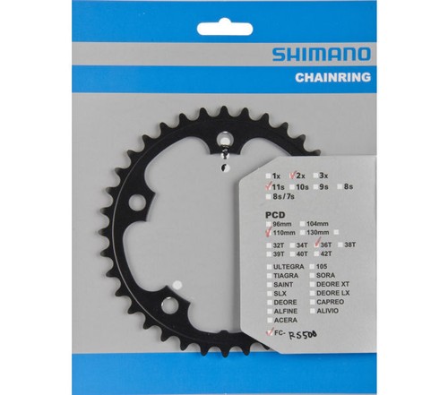 Shimano fahrradkettenblatt - fahrradkettenblatt, 36