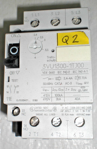 Siemens 3vu1300 1tj00 - siemens, circuit