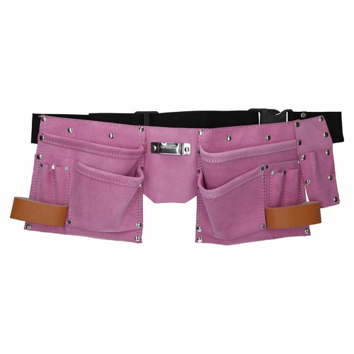 Rosa leder werkzeuggürtel - leder,