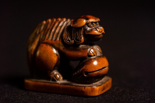 Netsuke antik holz - netsuke,
