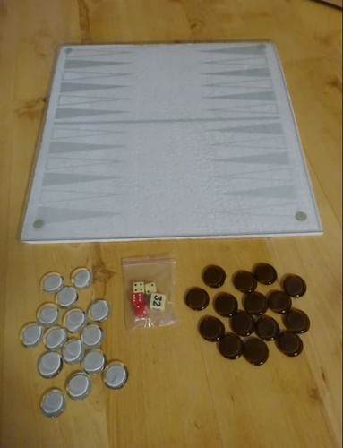 Großes backgammon spiel aus - backgammon-spiel,
