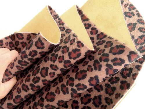 Echtes design kuhfell - echtes, leopard