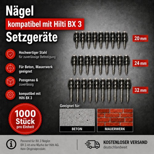 Betonnägel 1000 - , st
