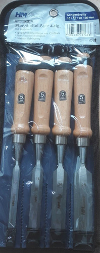 Stechbeitel satz teilig - satz, 4-teilig