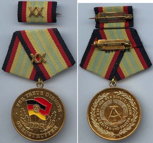 Ddr medaille treue dienste - ddr,