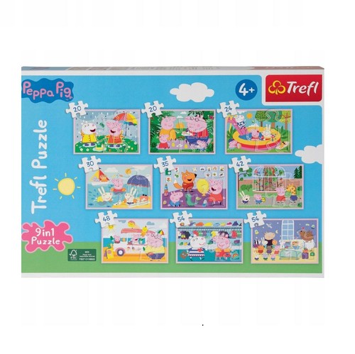 Peppa pig puzzle set - peppa,