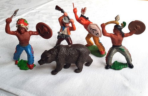 Ddr indianer cowboy bär - 5x,
