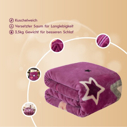 Kuscheldecke schmuse raschel - schmuse,, raschel-