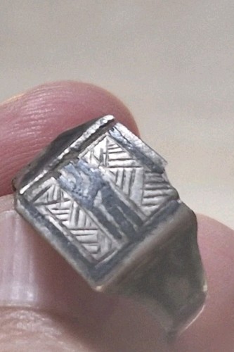 Bysantinisches silber ring - bysantinisches,