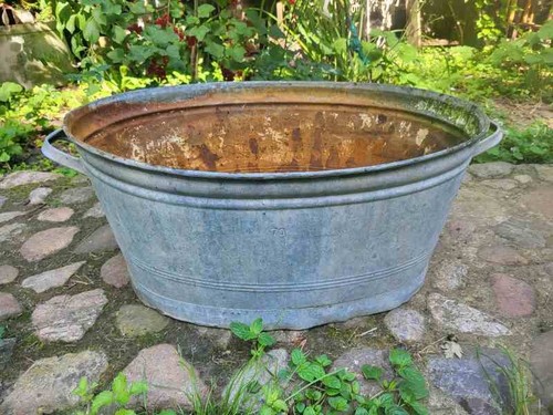 Alte zink badewanne zinkwanne - alte,