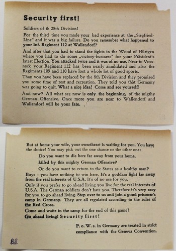 1945 wehrmacht flugblatt - us,
