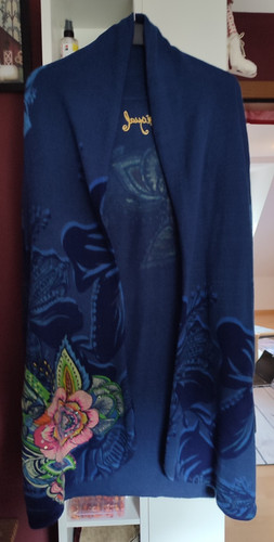 Weste blau von desigual - weste,