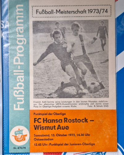 Ddr progr hansa rostock - hansa, rostock-bsg