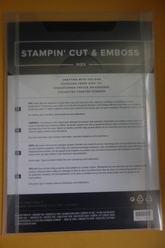 Stampin cut and - and, emboss