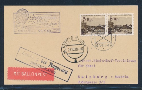 02762 österreich ballonpost - Österreich,