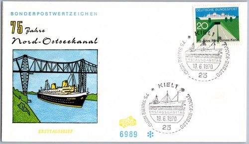 Bund fdc kiel - kiel, jahre
