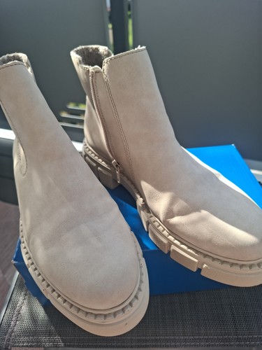 Rieker chelsea boot beige - rieker,