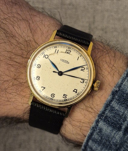 Vintage unitas uhr - vintage,