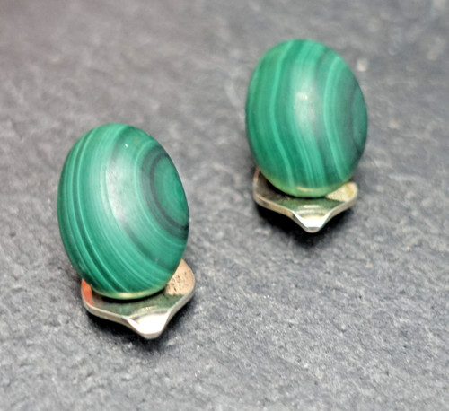 Malachit ohrclips ohr clips - malachit,