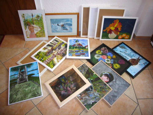 Konvolut bilderrahmen - 14,