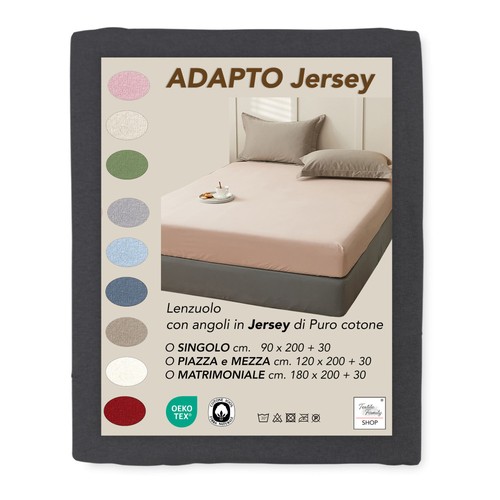 Spannbettlaken adapto jersey - spannbettlaken,