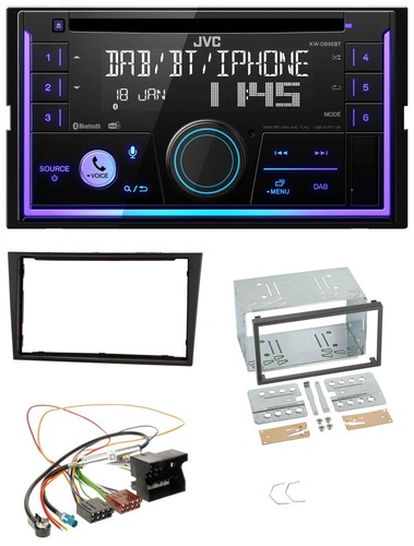 Jvc mp3 usb 2din dab - jvc, bluetooth