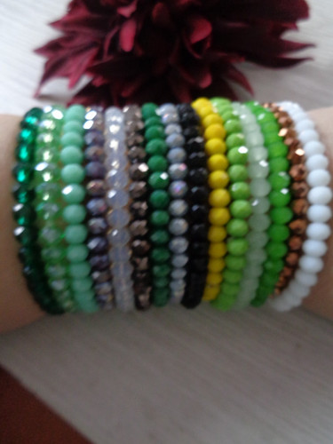 Armbänder glasschliffperlen - armbänder, "glasschliffperlen"