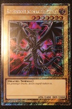Rotäugiger schwarzer drache - drache,