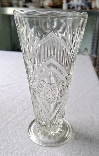 Press glas vase vintage - press,