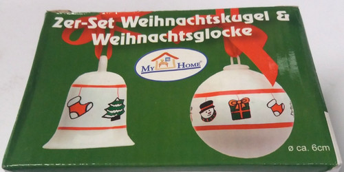 2er set weihnachtskugel - set,
