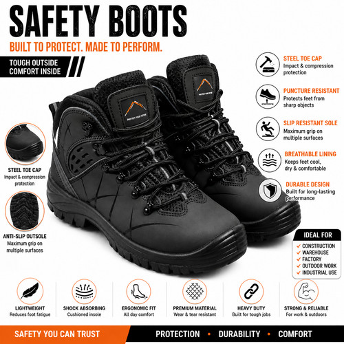 Herren sicherheitsstiefel - herren,