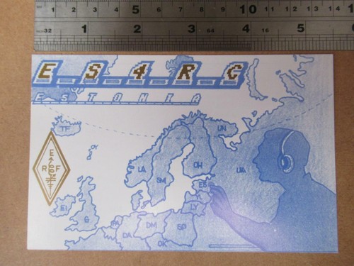 Vintage radio qsl karte 4 - qsl,
