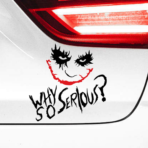 Why serious joker gesicht - why,
